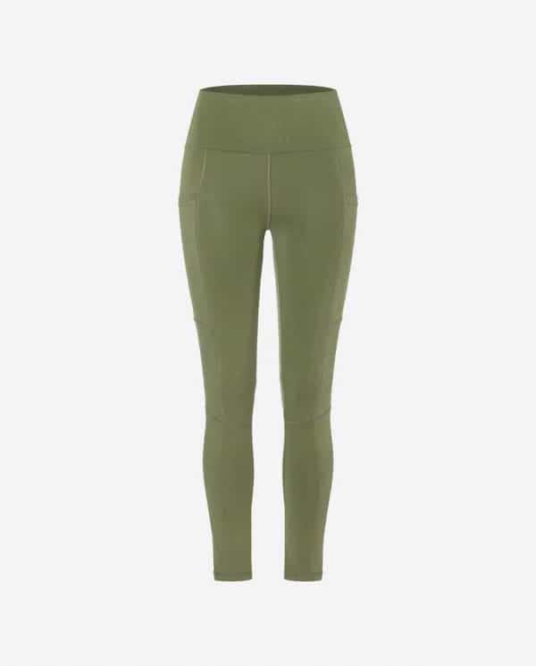 Legging Yoga & Run gruen Vorderseite