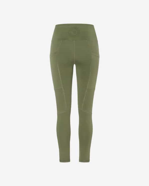 Legging Yoga & Run gruen Rueckseite