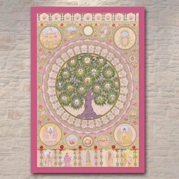 Mandala Bild Prosperity mit Wohlstandsmantra