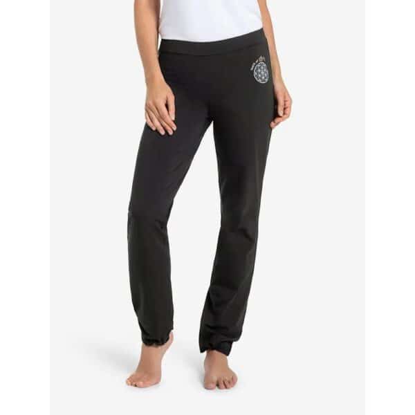 Ananda Yogahose Wellnesshose Damen Spirit of Om schwarz