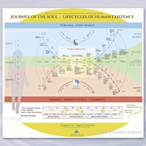 die Seele des Menschen Lebenszyklen des Menschen Journey of the Soul Lifecycles of human existence