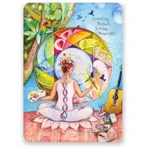 Kreativität Shakticard 98 creating joyfully living magically Yoga Postkarte