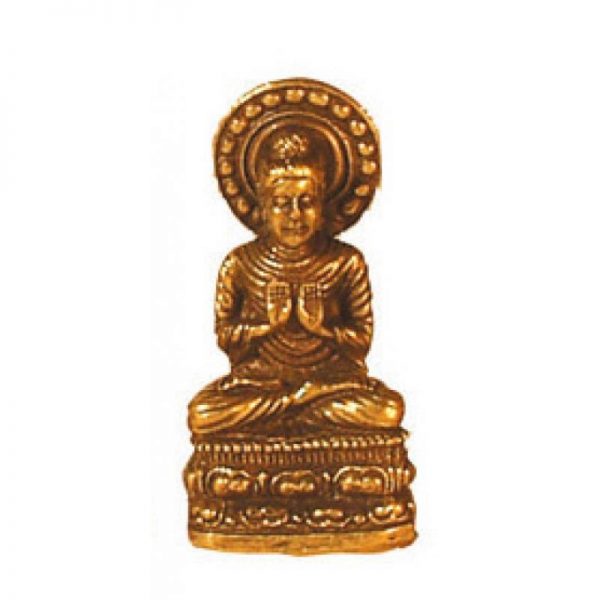 Buddha messing einladend 3cm