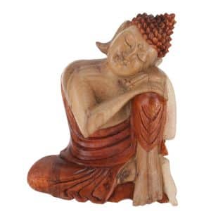 Sitzender Buddha aus Suarholz