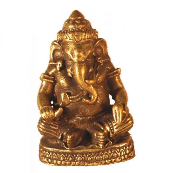 Ganesha messing sitzend 3cm