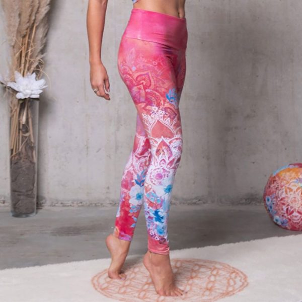 Yoga Legging Bravery pink Seitenansicht