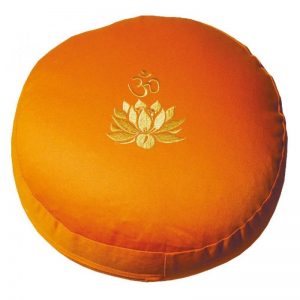 Meditationskissen Om Lotus orange