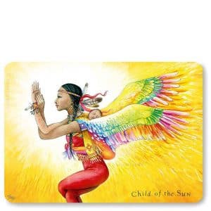 Shakti Card Yoga Postkarte Child of the Sun