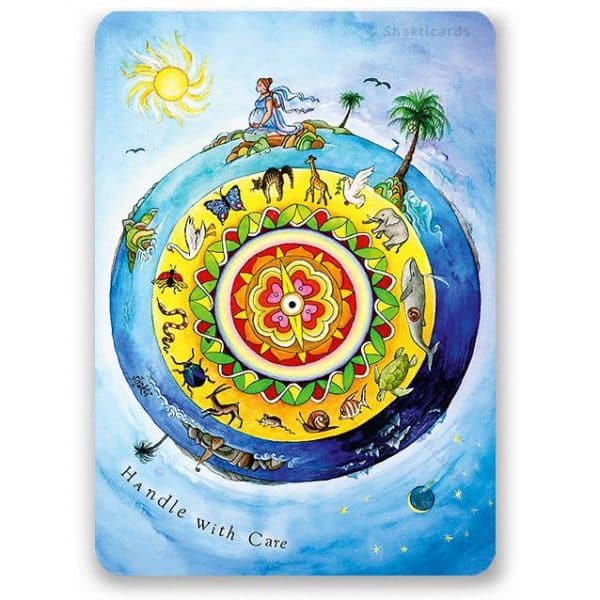 Yoga Postkarte Shakti Card Handle with Care