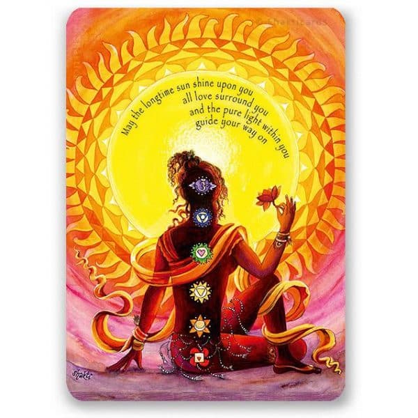 Yoga Postkarte Shakti Card May the longtime...