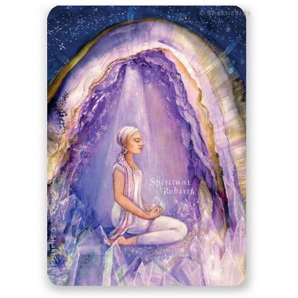 Yoga Postkarte Shakti Card Spiritual Rebirth