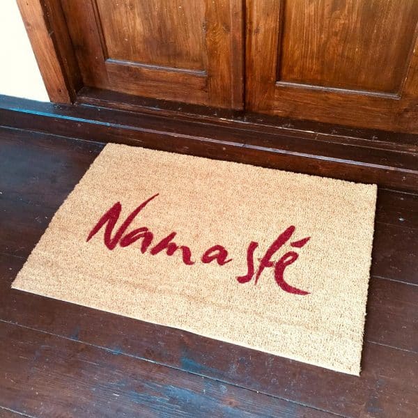 Kokosmatte Fussmatte von Sign by Jwala mit dem Sign Namaste