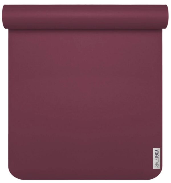 Yogamatte Yogistar Sun 6mm in rose bordeaux