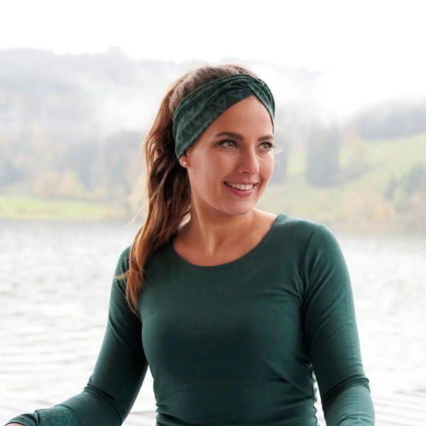 Yoga Haarband smaragd von Spirit of Om